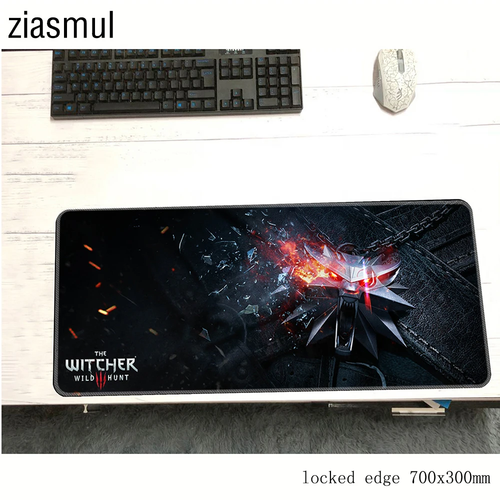 Geralt padmouse, натуральный каучук, 70x30 см, игровой коврик для мыши, игровой коврик для мыши, геймерский компьютерный esports, Настольный коврик, notbook mousemat pc - Цвет: Size 700x300x2mm