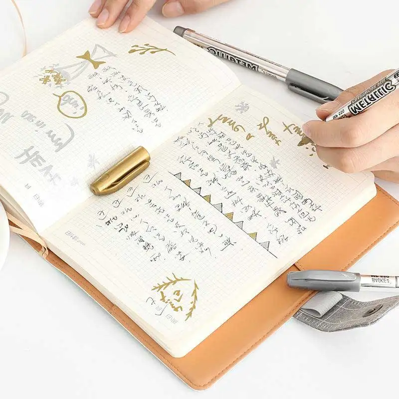 1 Pcs DIY Metal Waterproof Permanent Paint Marker Pens Gold and Silver 1.5mm Student Supplies Craftwork Pen Art painting marker markers paint art