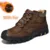 High Quality Outdoor Men's Shoes Genuine Leather Hiking Shoes Men Handmade Non-slip Warm Winter Boots for Men Winter Snow Boots 8