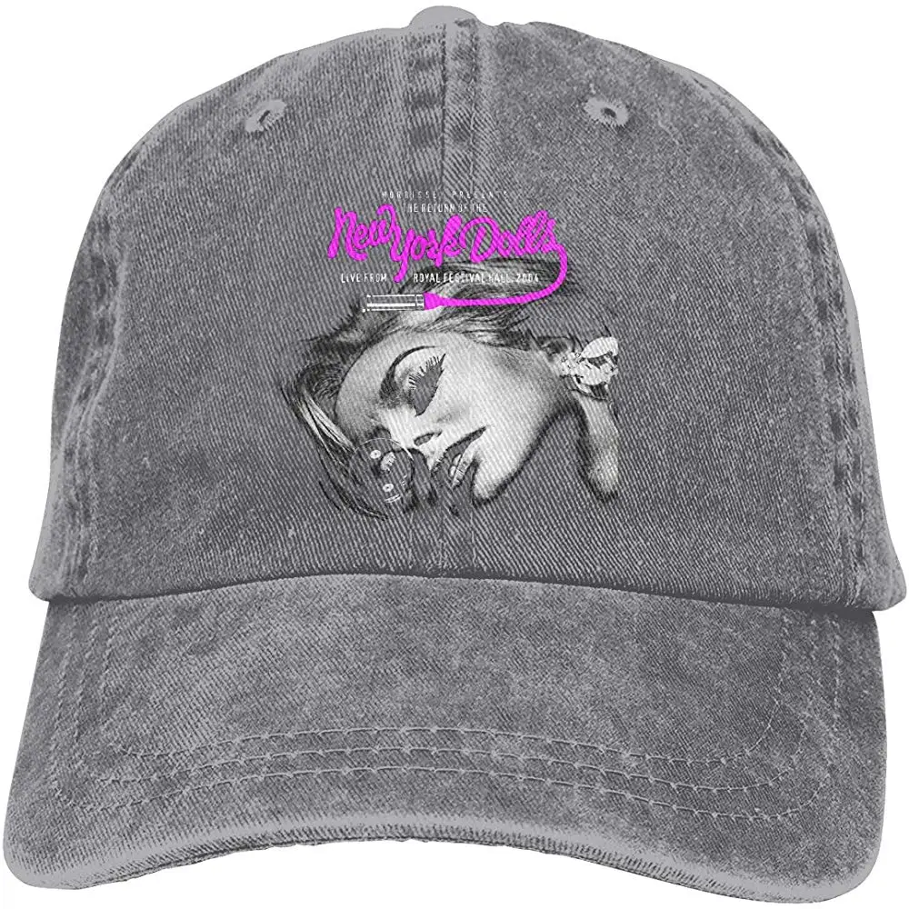 Нью-Йорк куклы регулируемые путешествия хлопок мыть джинсовые шляпы черный