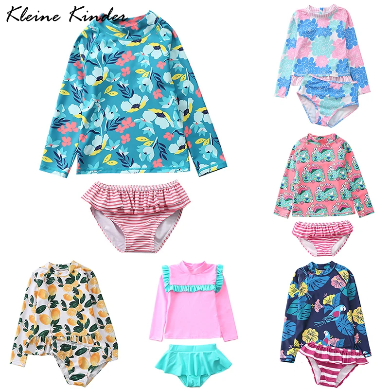 Girls Rash Guard Swimsuit ESASSALY Baby Girl Rash Guard Swimsuit