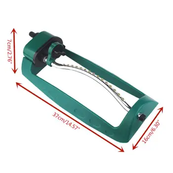 

Plastic Automatic Spray Metal Base Indestructible Oscillating Sprinkler Gardening Tool Irrigation System for Garden Lawn Yard