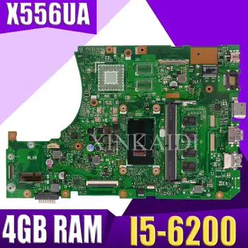

X556UA/X556UJ I5-6200CPU With 4GB DDR3L memory mainboard REV2.0 For ASUS X556UA X556UJ X556UV X556U laptop motherboard Tested