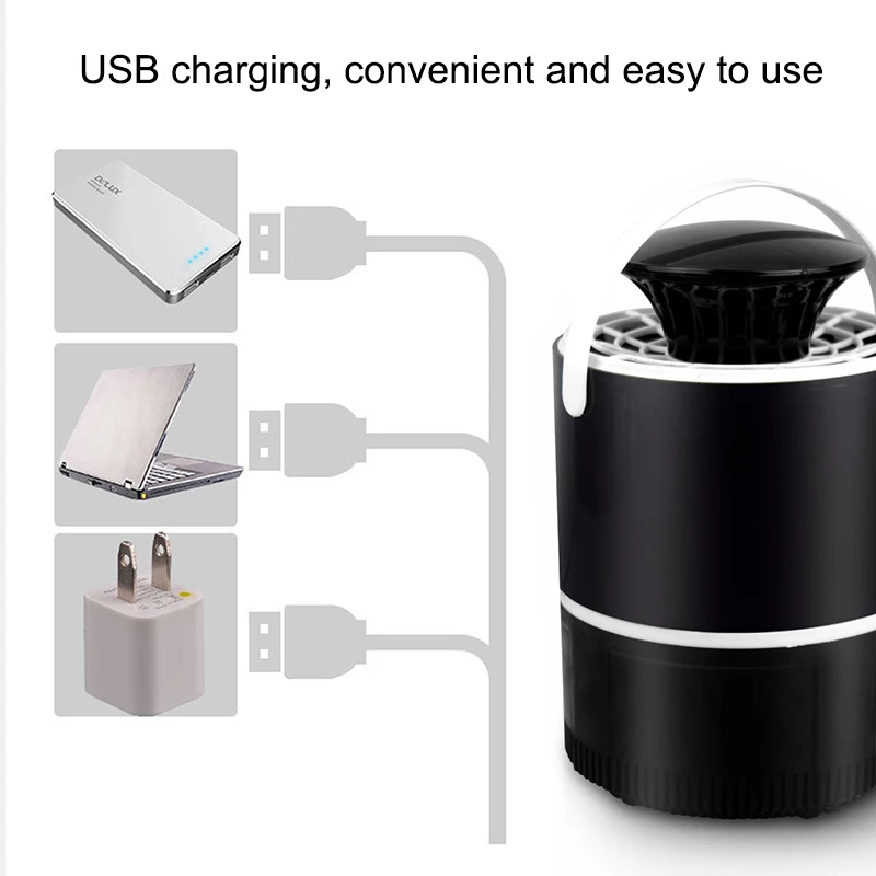 USB Mosquito Killer лампа Светодиодный УФ анти-ловушка для насекомых лампа Moskito насекомых Muggen Killer лампа муха Жук Zapper Для Домашнее внутреннее наружное