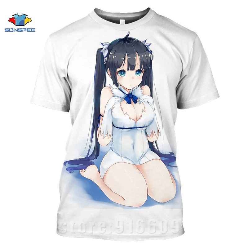 Beach Bikini Anime Girl T shirts 3D Print T shirt Men Loli Women Sexy Cat Girl Kawaii T-shirt Harajuku Funny shirts homme tshirt (22)