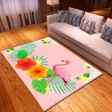 Скандинавские розовые ковры с Фламинго домашний декор прикроватные коврики мягкие фланелевые пены памяти обеденные кухонные коврики и ковры для гостиной