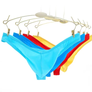 

Men Thong String Men's Sexy Underwear Panties Translucent Ice Silk Tanga Gay Men Wear Gay Underwear Jockstrap
