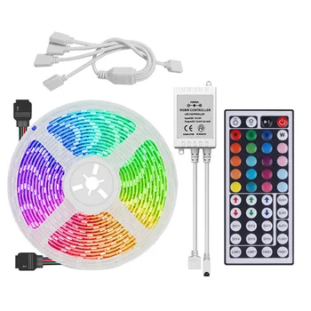 

LED SMD 3528 Strip Light Flexible RGB Lighting Fita Color Change Backlight Remote Control TV Desktop Screen Decorative Tape