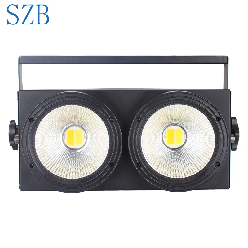 

SZB 2x100w 2Eyes COB LED Blinder Light Warm White Stage Lighting Effect DJ Disco Party Holiday Bar Club Wedding LightsSZB-COB200