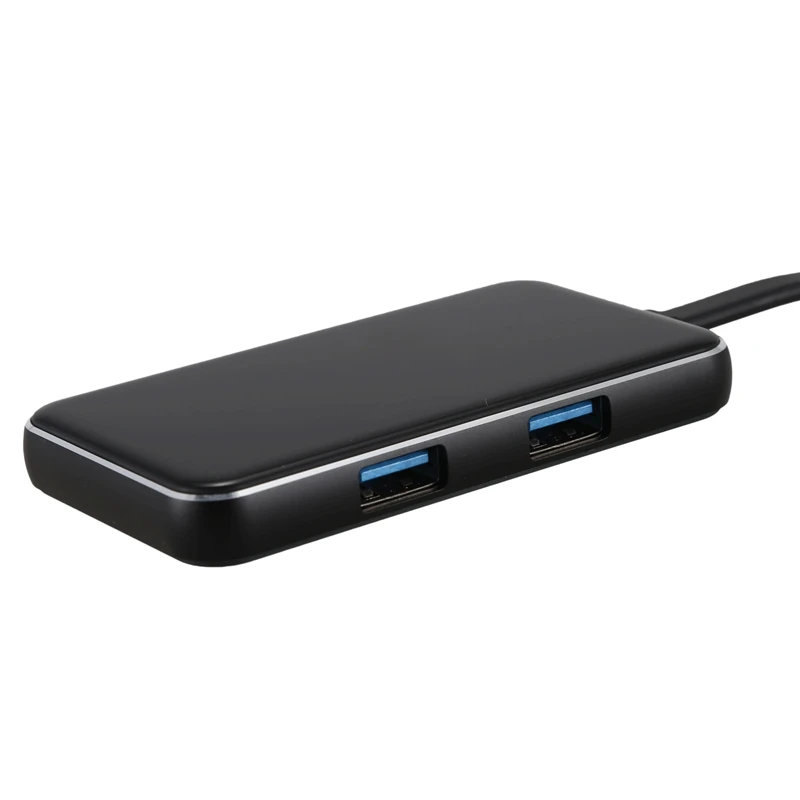 5 в 1 стекло зеркало тип-c концентратор USB C адаптер с Hdmi, PD зарядный порт, 3 USB 3,0 порта, совместимый для Macbook Pro