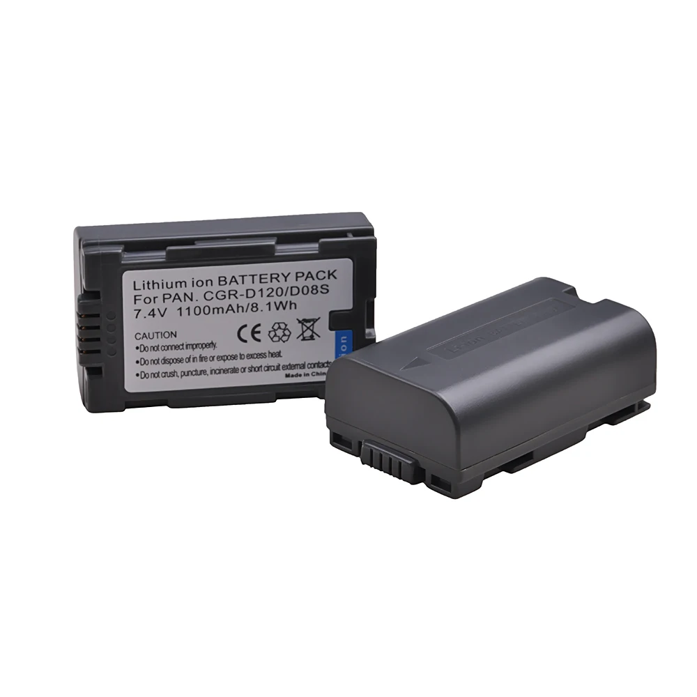 Trade-Shop - Batteria di ricambio per caricabatterie PANASONIC NV-DS8EG NV-DS9 NV-DS11 NV-DS12 NV-DS12B NV-DS12EG NV-DS15 NV-DS15B NV-DS15EG NV-DS15EN NV-DS15ENC con adattatore da auto