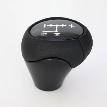

Auto Car Gear Shift Knob Head Lever Black PU Leather For Smart Fortwo 450 451 For Smart For City-Coupe 450 1998-2004