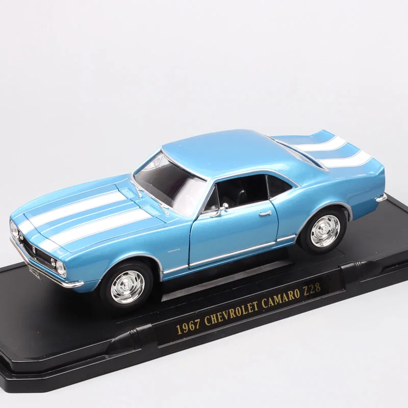 1/18 дорога Подпись большие классические 1967 Chevrolet Camaro Z28 игрушечные машинки модели