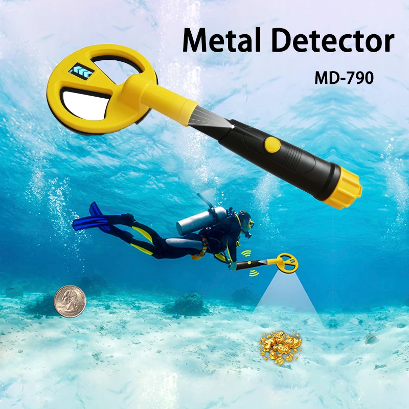 Piiking Md780/790 Ip68 Waterproof Metal Detector Underwater Diving