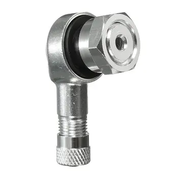 

High Quality 2X CNC Motorcycle 90 Degree Angle Wheel Tire Stem Tubeless Valve Aluminum Set