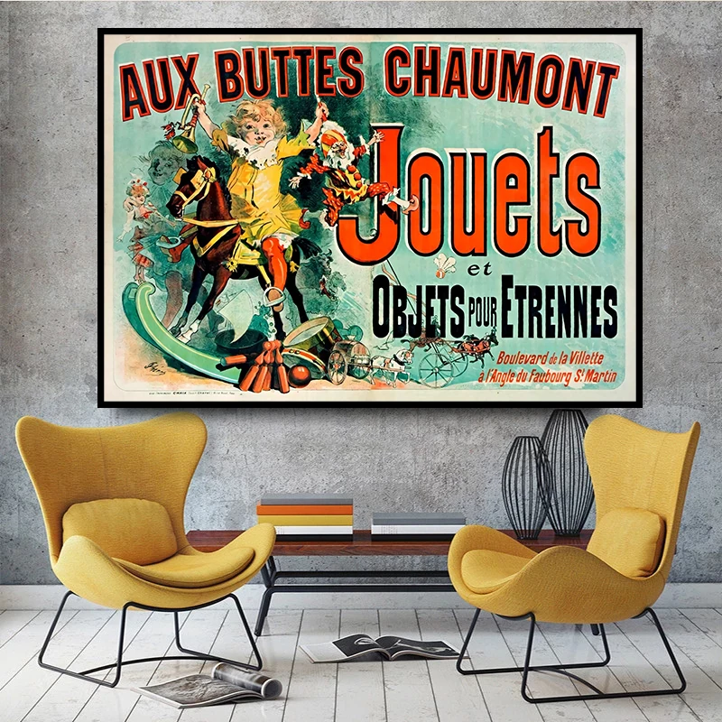 Aux Buttes Chaumont Jouets As Seen On Friends Poster New Laminated Available