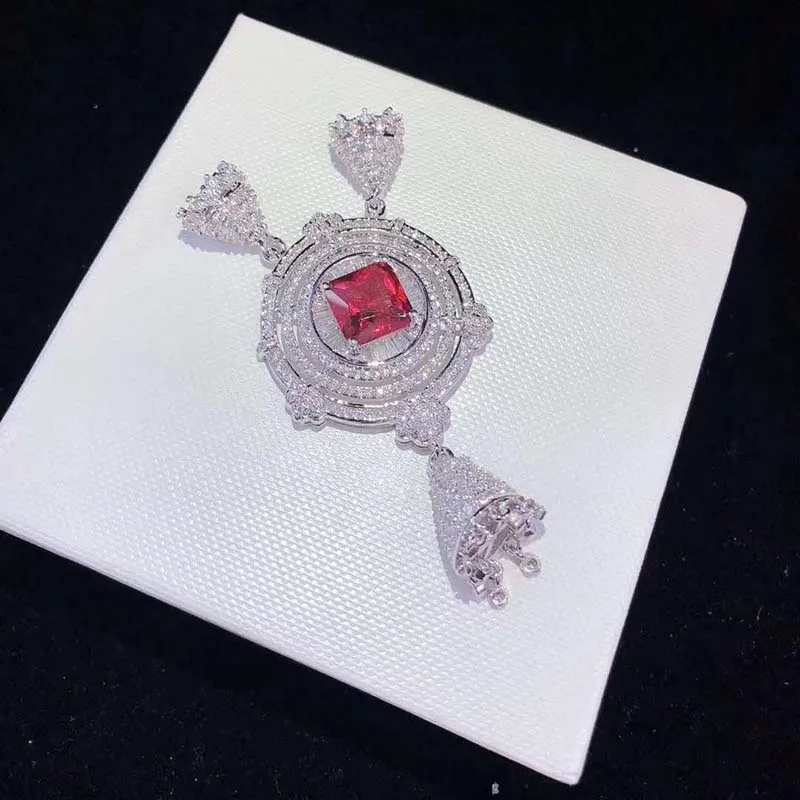 

32x70mm Women's High Quality CZ-inlaid Pearl Bracelet Buckle, necklace buckle, sweater chain connection buckle