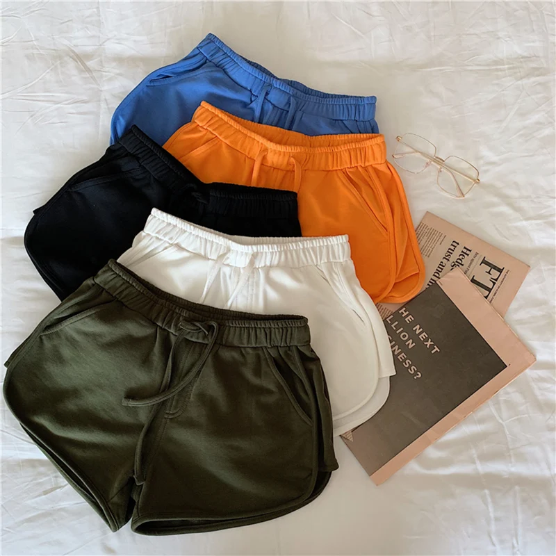 Summer Women High Waist Slim Sweatpants Hot Pants Comfortable Female All-match Casual Shorts Women's Trendy Yoga Short Pant new hooters shorts