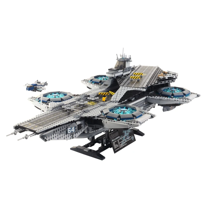 

76042 Super Heroes SHIELD Helicarrier Building Blocks DIY Bricks For Kids Educational Toys Boys Girls Gift