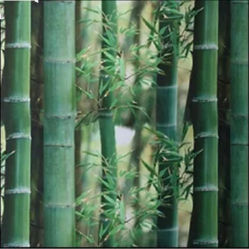 

200cm Length Static Cling Window Film Bamboo Privacy Protection Removable Glass Film For Bathroom Bedroom Living Room Balcony