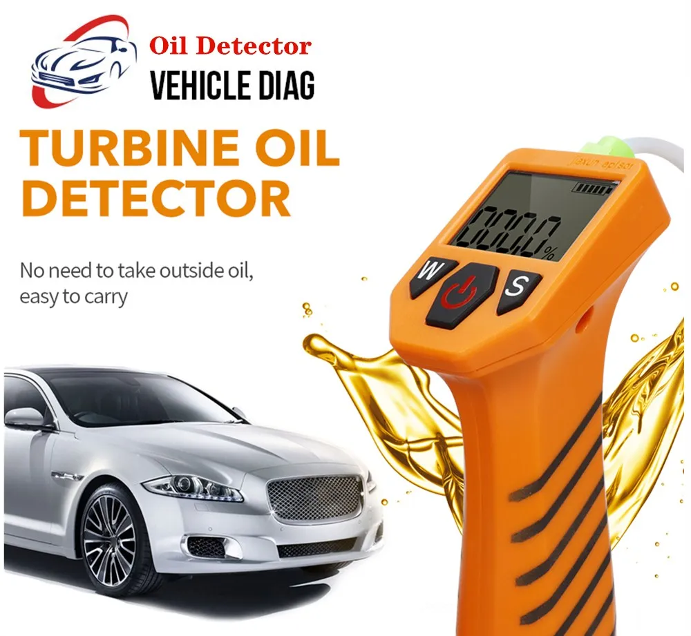 

Oil Tester LED Digital Stroke Oil Quality Tester Gas Diesel Analyzer Engine Oil analyzer Car Oil Motor Engine Detector Newest