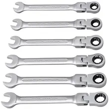 Гибкая головка Matt Тип трещотка комбинация двойного назначения инструменты трещотка гаечный ключ