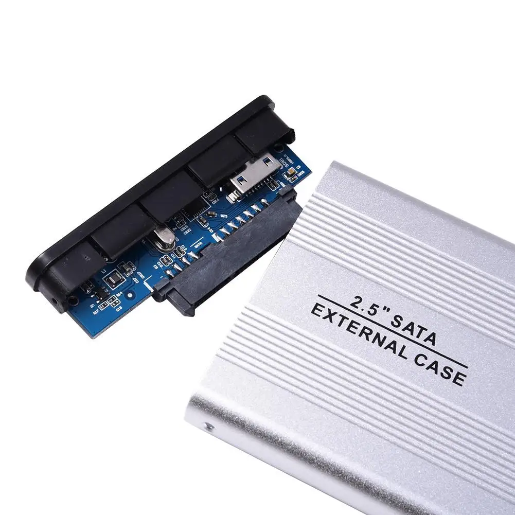 Чехол для жесткого диска USB3.0 SATA3.0, чехол для внешнего жесткого диска, корпус для внешнего жесткого диска, поддерживает 2,5 дюйма, 3 ТБ, протокол UASP