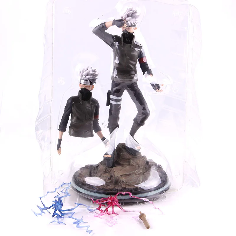 A no colorful box Наруто Хатаке Какаши Tsunade фигурка Аниме ПВХ Коллекционная модель игрушки Какаши Хатаке украшения куклы - Цвет: A no colorful box