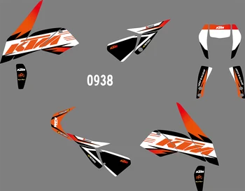 

0938 Motorcycle Team Graphic & Backgrounds Decal Sticker Kits for KTM DUKE690 2012 2013 2014 2015 2016 2017 2018 2019