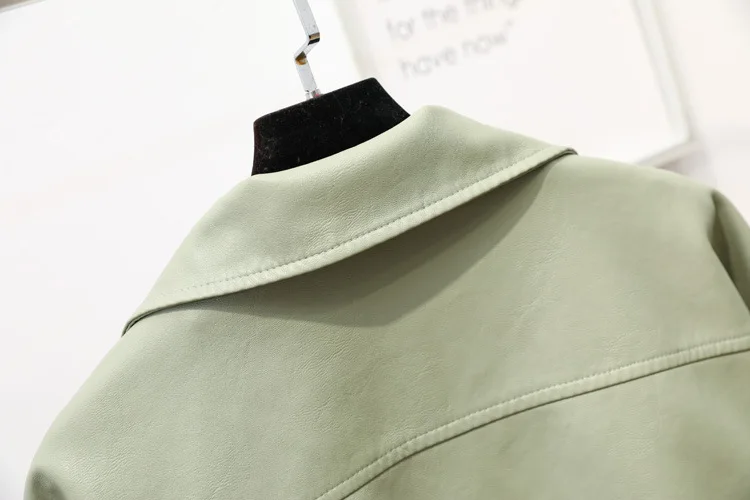 Guilantu Faux Pu Leather Jacket For Women Casual Plus Size Loose Outwear Motorcycle Biker Punk Streetwear Jackets Coat Female