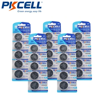 

25Pcs CR2430 3V Lithium BR2430 ECR2430 CR 2430 DL2430 Button Coin Batteries 270mah Capacity for watches toys UK Stock