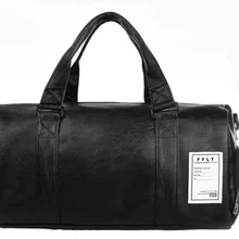 Wobag качественная дорожная сумка черного цвета из искусственной кожи, парные дорожные сумки для мужчин и женщин, модная дорожная сумка