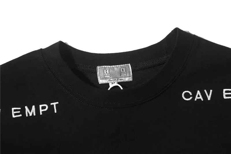 Синий Cav Empt толстовка с круглым вырезом для мужчин и женщин 1:1 высокого качества CAVEMPT C. E19AW толстовка с капюшоном