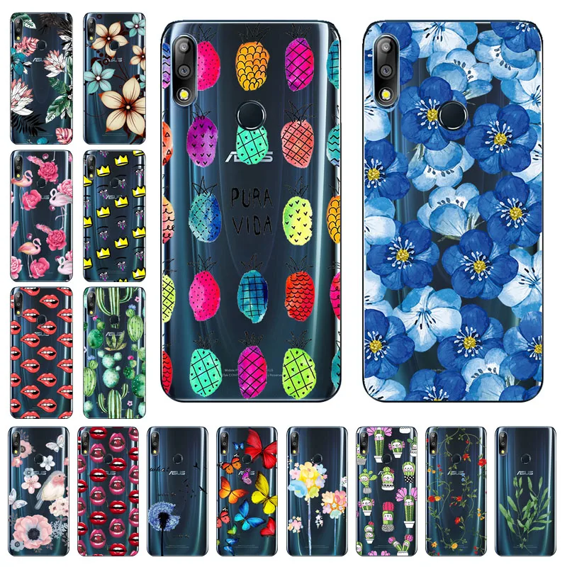 

Silicon Soft TPU Case For Asus Zenfone Max Pro M2 ZB631KL Case Transparent Clear Cover Zenfone Max Pro ZB630KL Covers Back Coque