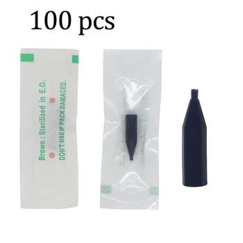

Giant Sun Tattoo Needle Tips Permanent Makeup Tattoo Machine pen Caps For Sunshine & G-8650 100pcs 1R/2R/3R Individual Package