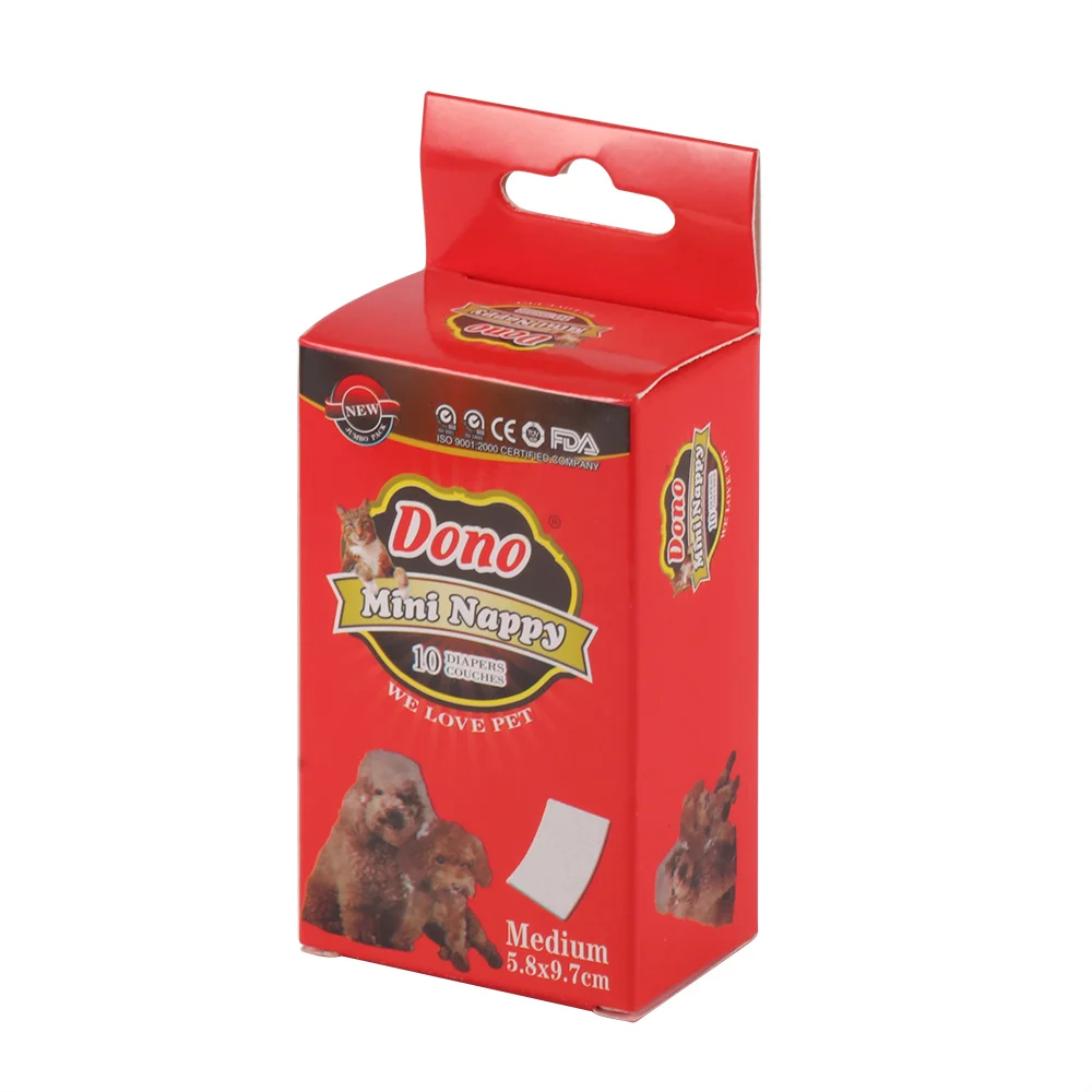 10 unids/set para servilletas sanitarias no tejidos desechables ligero cómodo mujer perro cojín Toalla de servilletas