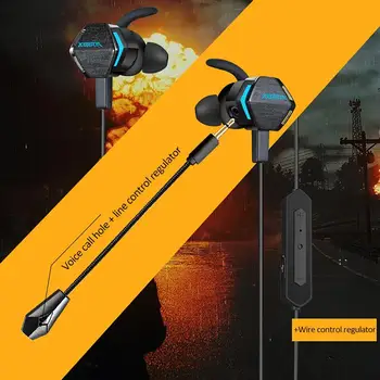 

MG-2PRO In-ear Gaming Earphones Headset Music Game Headset With Microphone PC For Mobile Phone Computer