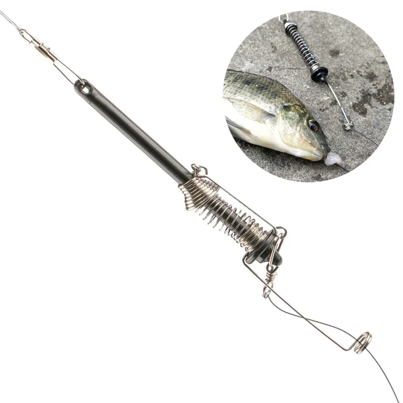 Автоматический рыболовный крючок, пружинный выталкивающий рыболовный крючок, рыболовное устройство, все водные рыбки, быстрый инструмент для улова, набор