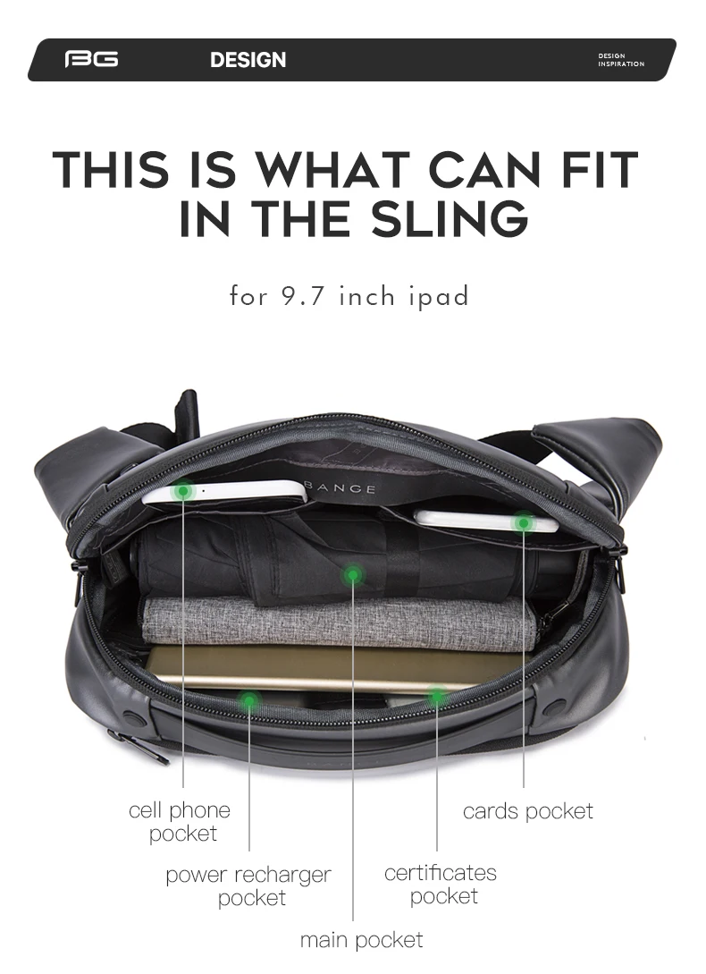 Neouo Simple Handle Light Fashion Bum Bags Interior Pocket