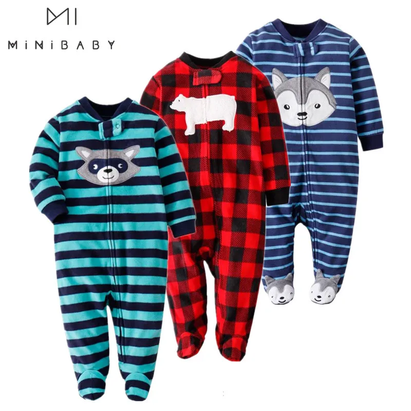 Buy Romper Girls Fleece Newborn Baby-Body Long-Sleeve Boys Cartoon NjVDOygp