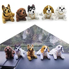 Bobble Head Dog Car Dashboard Doll Auto Shaking Head Toy Ornaments Car Interior Furnishings Decorations