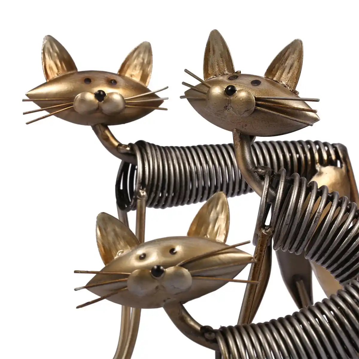 Metal Sculpture Iron Artcraft Cat Metal Spring Made Cat Handicraft Crafting Home Living Room Office Decoration Ornaments Metal Sculpture Iron Artcraft Cat Metal Spring Made Cat Handicraft Crafting Home Living Room Office Decoration Ornaments