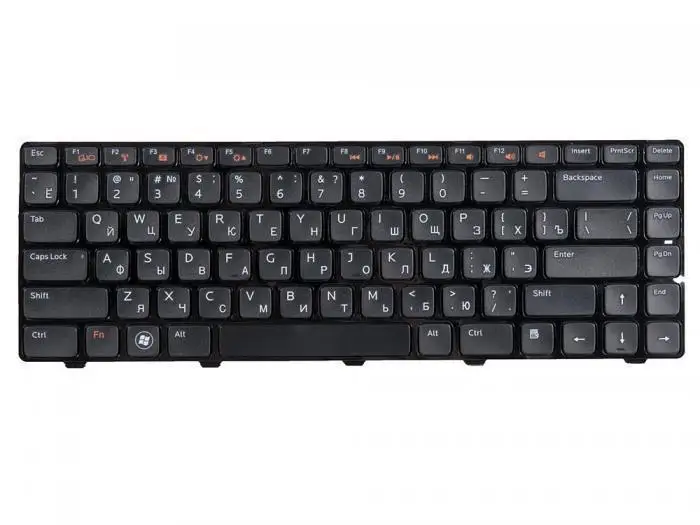 Клавиатура для ноутбука Dell Vostro 1540 3350 3450 3550 3555 5520 V131 Inspiron 14R M4040. Чёрная гор. Enter |