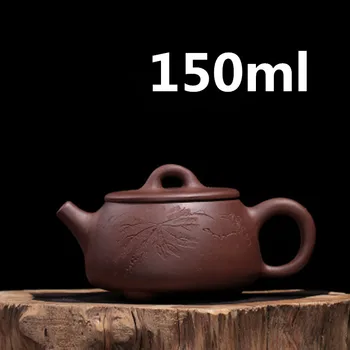 

Chinese Ceramic Teapot Clay Tea pot Yixing Zisha Clay Handmade Pots Gongfu Tea Set 150ml New Arrived High Quality With Gift Box
