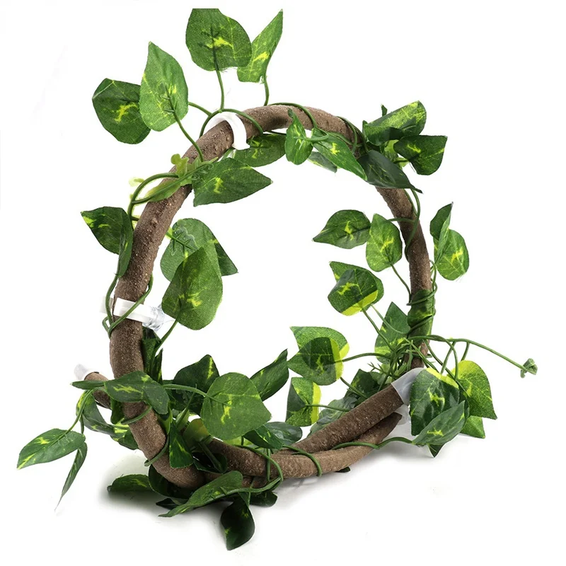 Artificial Reptile Climbing Branch Wall Decor Reptile Vines Reptile Habitat Decor With Suction Cups Flexible Jungle Rattan Habitat Decor Aliexpress
