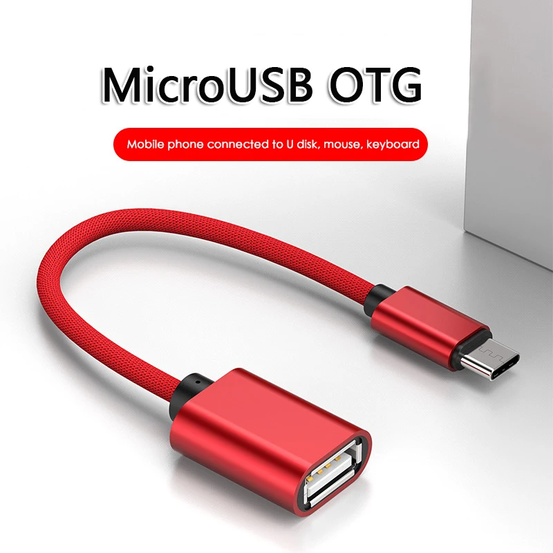 Type-C USB OTG адаптер кабель для samsung USB мама к Micro USB папа конвертер для Android для IPhone для ноутбука OTG функция