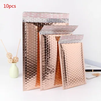 

Shockproof Waterproof Aluminized Film Bubble Bags with Adhesive Stickers Cosmetics Phone Cover Protect Mailing Envelope Bag