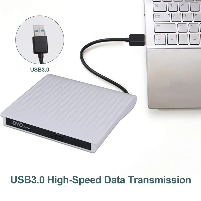 Ultra-thin external DVD drive USB 3.0 portable CD/DVD +/- RW drive/DVD player for fast data transfer of laptop CD ROM burner | Компьютеры