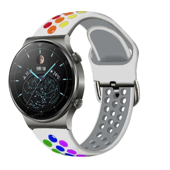 

Strap For Huawei GT 2 Pro Smart Watchband 22mm Silicone Bracelet Straps Band For Huawei Watch GT 2 46mm Honor Magic Watch 2 Pro