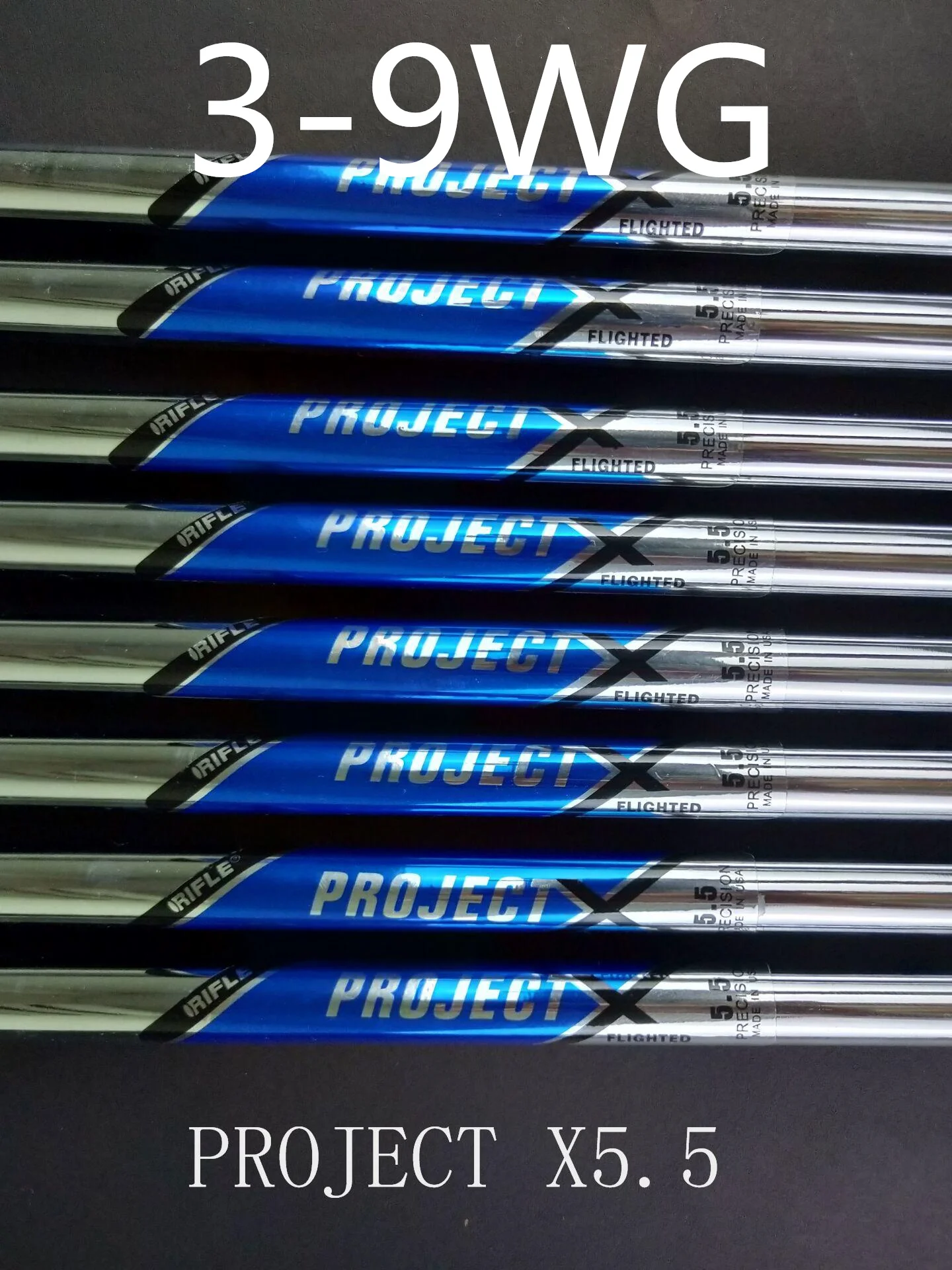 9PCS with shaft Горячая клюшек для гольфа 11xf gen2 черный череп клюшки для клюшек для гольфа 3-9WGLS 11 шт. обычные жесткие стальные графитовые валы DHL - Цвет: 9PCS with shaft